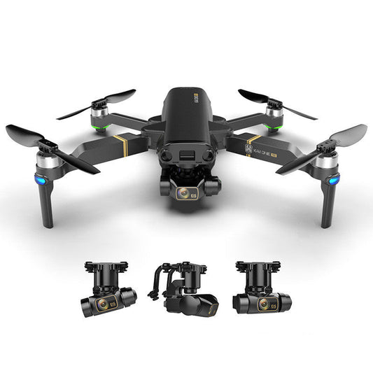 HKM-448851 8K HD Brushless GPS Drone with Three-Axis Gimbal and Obstacle Avoidance, Includes Storage Bag