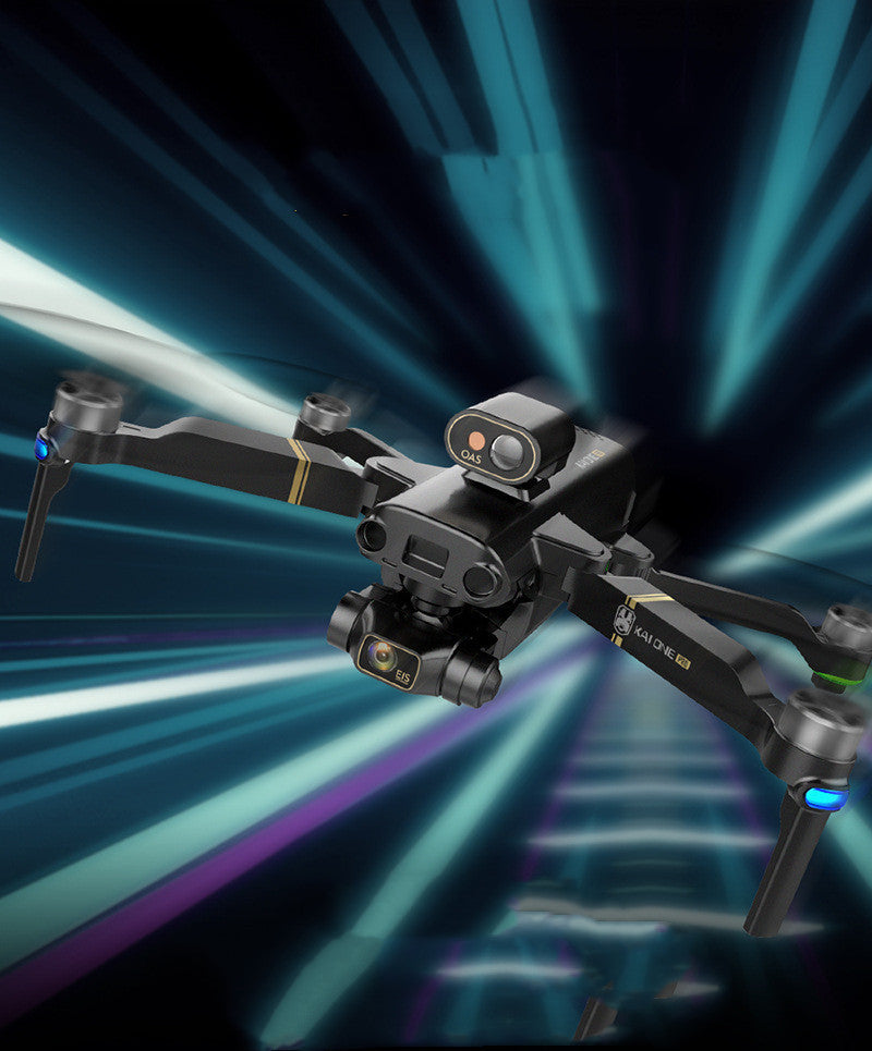HKM-448851 8K HD Brushless GPS Drone with Three-Axis Gimbal and Obstacle Avoidance, Includes Storage Bag