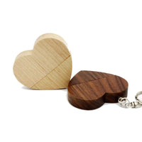 HKM-448851 Custom Wood USB Drive in Maple and Bamboo, Available in Multiple Capacities