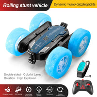 HKM-448915 Remote Control Swing Arm Stunt Vehicle with Flash Light Wheels for Kids