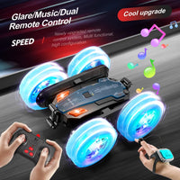 HKM-448915 Remote Control Swing Arm Stunt Vehicle with Flash Light Wheels for Kids