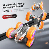 HKM-448915 Remote Control Swing Arm Stunt Vehicle with Flash Light Wheels for Kids