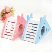 HKM-449107 Hamster Toys Slide Hut PVC Assembly Color Hut Slide Toy Golden Bear Hamster Supplies