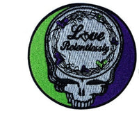 HKM-449171 Circular Cloth Embroidery Adhesive Patch for Garment Accessories