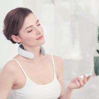 HKM-449235 Voice-Controlled Neck Massager with 6 Modes and 16 Intensity Levels