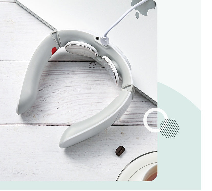 HKM-449235 Voice-Controlled Neck Massager with 6 Modes and 16 Intensity Levels