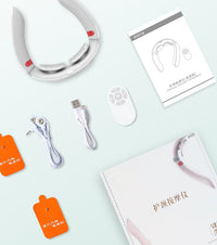 HKM-449235 Voice-Controlled Neck Massager with 6 Modes and 16 Intensity Levels