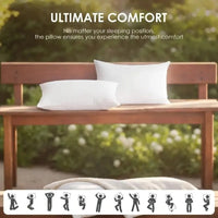 HKM-449299 Adjustable Cotton Throw Pillow with Hypoallergenic Filling and Breathable Cover