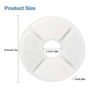 HKM-449363 Activated Carbon Replacement Filters for DownyPaws WF070 Cat Drinking Fountain - 4/8/12 Pack