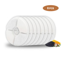 HKM-449363 Activated Carbon Replacement Filters for DownyPaws WF070 Cat Drinking Fountain - 4/8/12 Pack