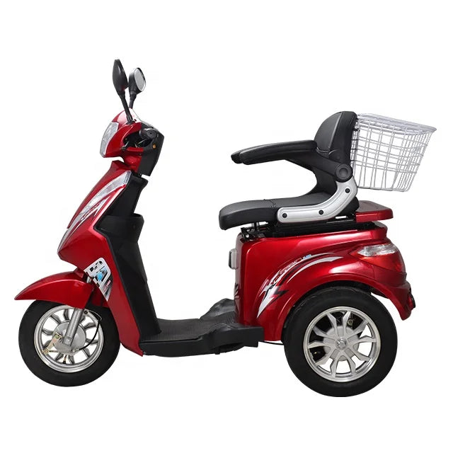KTX-449363 Three-Wheel Electric Mobility Scooter, 60V 1000W, 40-60km Range, LED Display, Disc Brake, Unisex, Max Load 120kgs