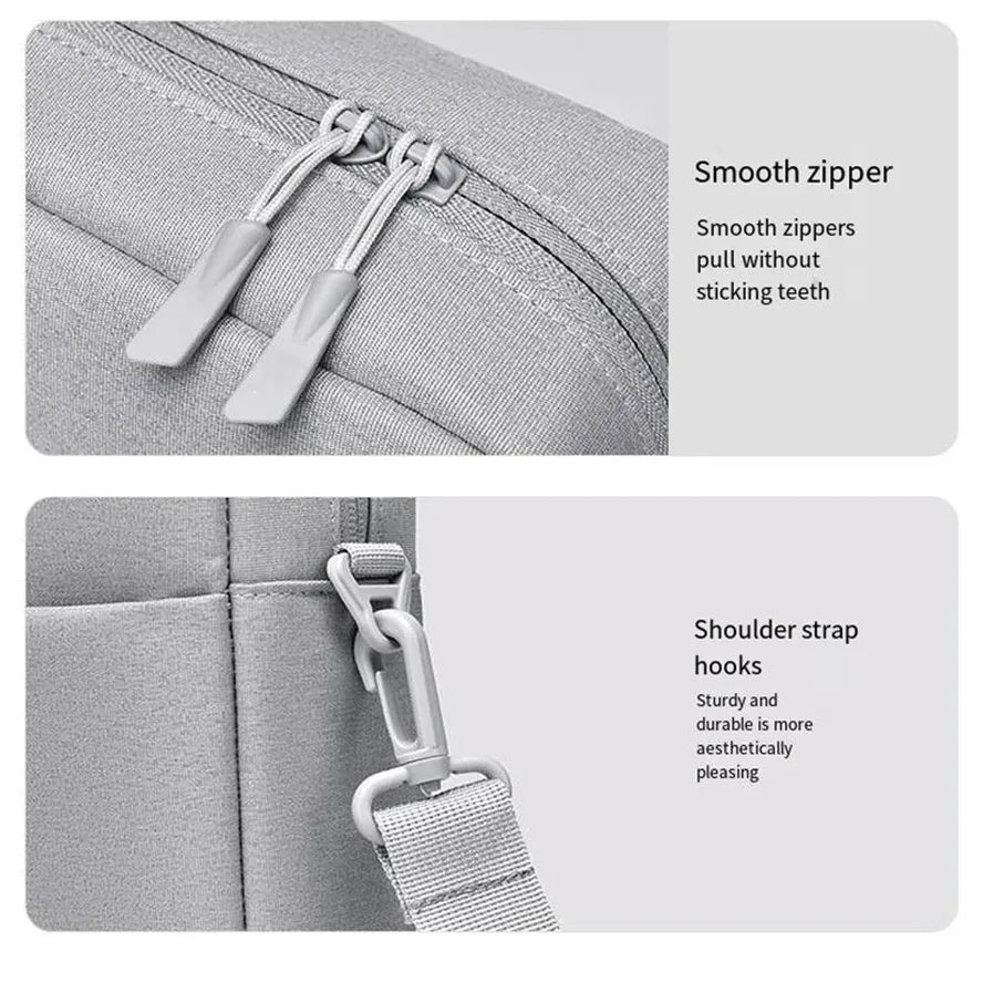 KTX-449555 Customizable Waterproof Sling Shoulder Briefcase for Men - Stylish Laptop Sleeve and Notebook Cover