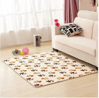 HKM-449555 Modern Blended Fabric Floor Mat for Bedroom Entrance Hall - Hand Washable, Multiple Sizes Available