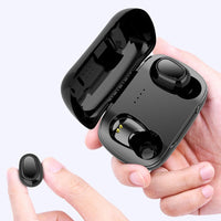 HKM-449555 TWS Bluetooth Headset with V5.0 Technology, 350mAh Battery, 10m Range, 4 Hours Playtime