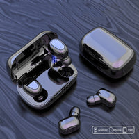 HKM-449555 TWS Bluetooth Headset with V5.0 Technology, 350mAh Battery, 10m Range, 4 Hours Playtime