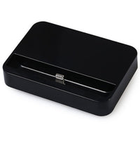 HKM-449683 Portable 8-Pin Charging Dock for iPhone and iPod - Compact Design for Home & Office Use