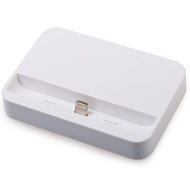 HKM-449683 Portable 8-Pin Charging Dock for iPhone and iPod - Compact Design for Home & Office Use