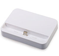 HKM-449683 Portable 8-Pin Charging Dock for iPhone and iPod - Compact Design for Home & Office Use