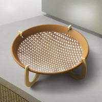 HKM-449683 Summer Woven Rattan Cat Hammock and Cool Dog Mat – Versatile Off-Ground Pet Bed for All Seasons