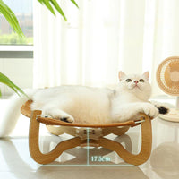 HKM-449683 Summer Woven Rattan Cat Hammock and Cool Dog Mat – Versatile Off-Ground Pet Bed for All Seasons