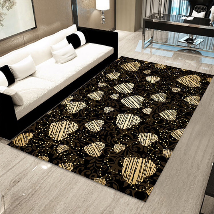 HKM-449811 Retro Nordic Ethnic Mosaic Geometric Carpet - Super Soft Crystal Velvet, Multiple Sizes Available