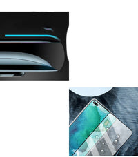 HKM-449875 High Aluminum Tempered Glass Screen Protector for Samsung Phones - HD Anti-Fingerprint, Mirror Finish