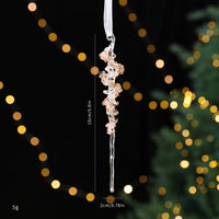 HKM-449939 Christmas Acrylic Sequined Pendants - Elk, Butterfly, Snowflake & More