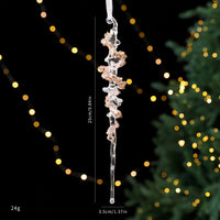 HKM-449939 Christmas Acrylic Sequined Pendants - Elk, Butterfly, Snowflake & More