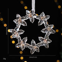 HKM-449939 Christmas Acrylic Sequined Pendants - Elk, Butterfly, Snowflake & More