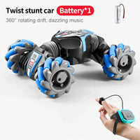 HKM-450067 Gesture Sensor Remote Control Stunt Car - 360 Rotating Twist Toy for Kids, Indoor-Outdoor Use
