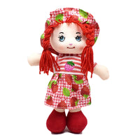 HKM-450323 Kawaii Plush Fruit Dress Rag Doll for Kids – Cute Soft Stuffed Toy for Girls' Gifts