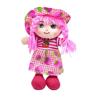 HKM-450323 Kawaii Plush Fruit Dress Rag Doll for Kids – Cute Soft Stuffed Toy for Girls' Gifts