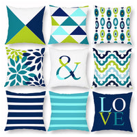 HKM-450323 Stylish Flannelette Cushion Cover, 45cm x 45cm, Soft and Cozy Pillowcase
