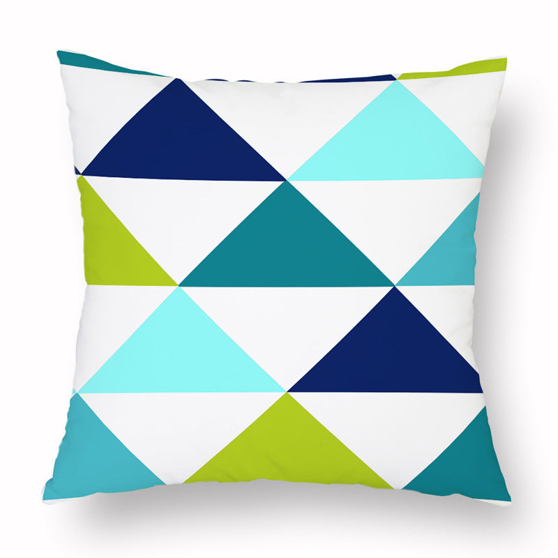 KTX-450323 Stylish Flannelette Cushion Cover, 45cm x 45cm, Soft and Cozy Pillowcase