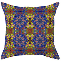 HKM-450451 Geometric Linen Pillow Cover - Modern Style, 45x45cm, Various Colors Available