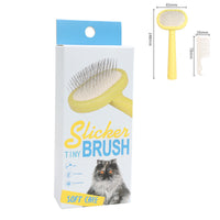 HKM-450579 Multi-Color Pet Grooming Brush Set with Metal Needle and Plastic Combs