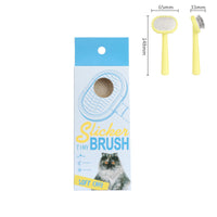 HKM-450579 Multi-Color Pet Grooming Brush Set with Metal Needle and Plastic Combs