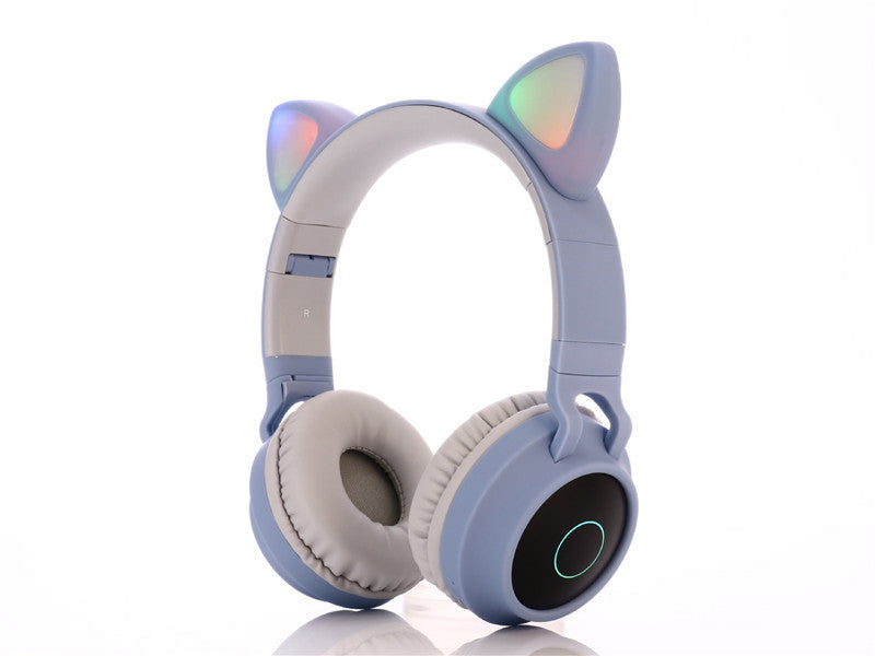 HKM-450707 Wireless Bluetooth Cat Ears Gaming Headset - Stereo, 10m Range, Multiple Colors