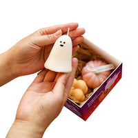 HKM-450771 Halloween Ghost Aromatherapy Candle Gift Set - Pumpkin Design Collection