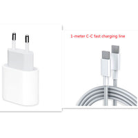 HKM-450835 20W USB-C Power Adapter with 1 Meter Fast Charging Cable - Travel Charger for Convenient Use