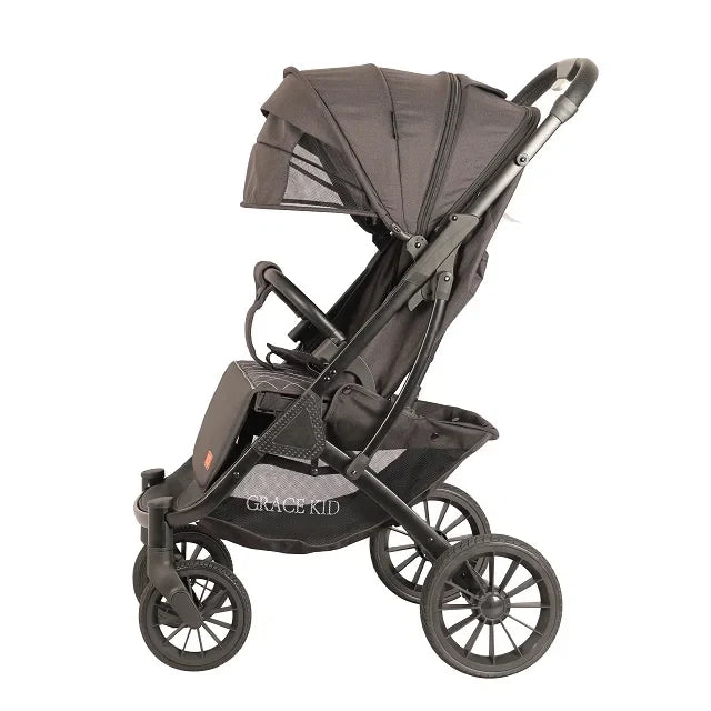 KTX-450835 Aluminium Alloy Baby Stroller with Durable Anodized Frame for Enhanced Stability