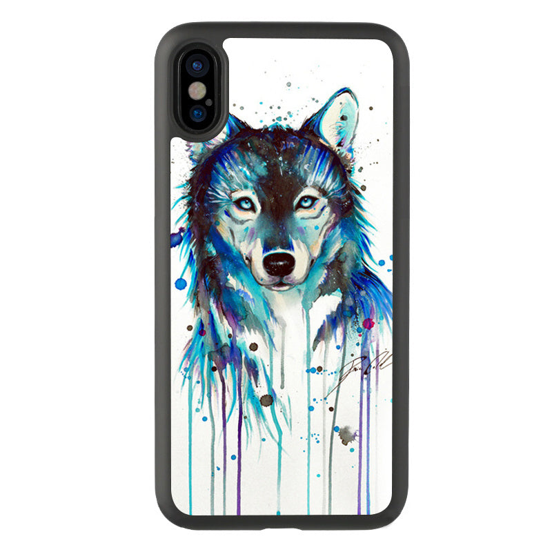 HKM-450899 Cute Bulldog Silicone Mobile Phone Case for Apple Devices - Anti-Fall Protective Shell