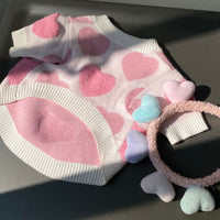 HKM-450899 Schnauzer Puppy Winter Sweater for Dogs and Cats - Wool Material, Sizes S to XXL