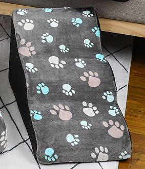 HKM-451155 Non-slip Pet Steps Ladder for Dogs and Cats – Removable and Washable, 3-Tier Bedside Sofa Stairs, Multiple Patterns Available