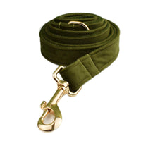 HKM-451155 Velvet Fabric Dog Collar with Bow, Floral Accents, Leash, Vest, and Poop Bag - Scalable Sizes XS to XL