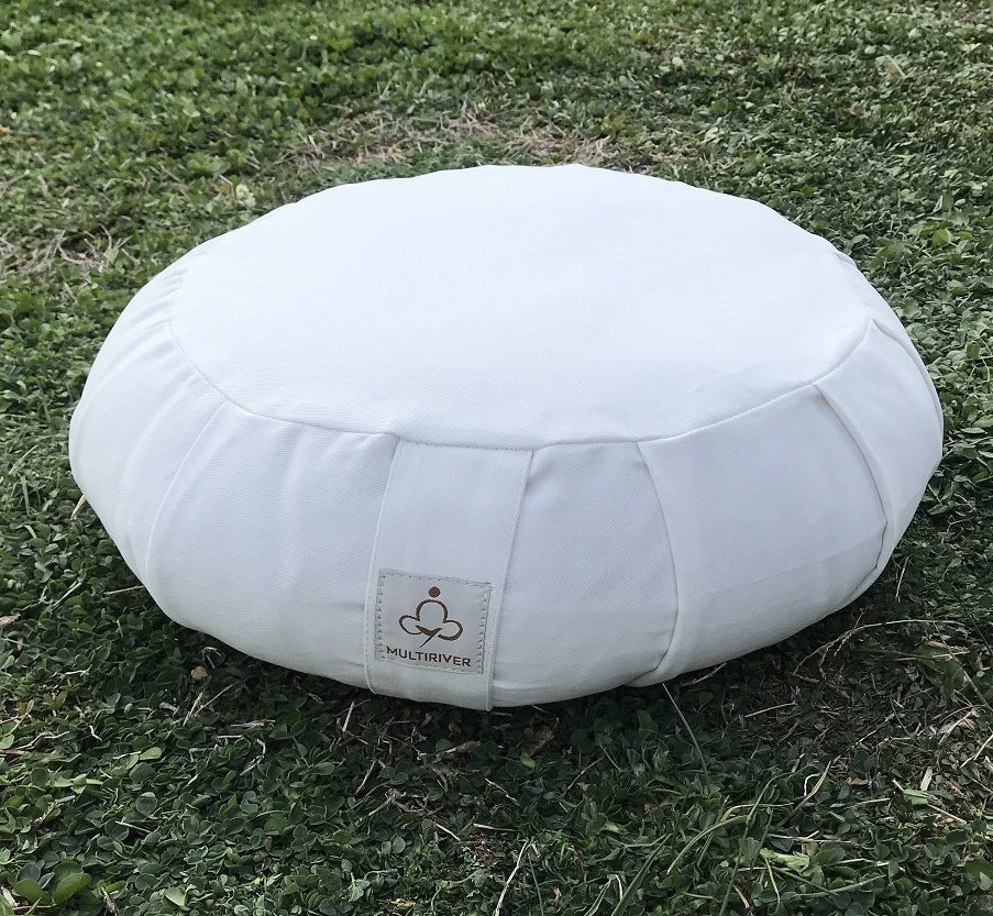 HKM-451347 Cotton Meditation Cushion - Breathable, Simple Design for Yoga and Relaxation, Available in Multiple Colors