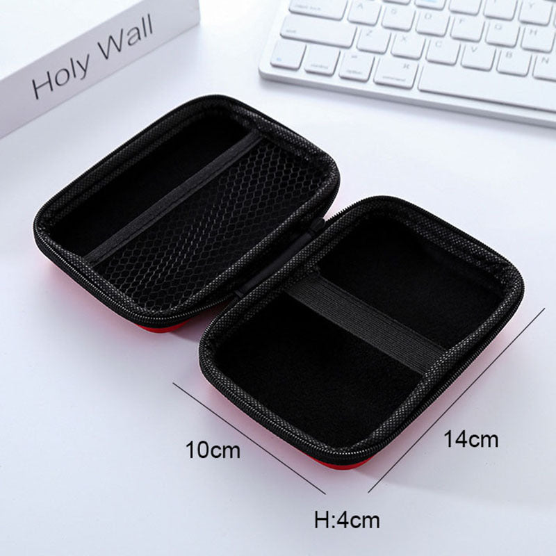 HKM-451795 Portable Multifunctional Storage Bag - Waterproof and Compression Resistant Box for Accessories and Tools - 14x10x4cm