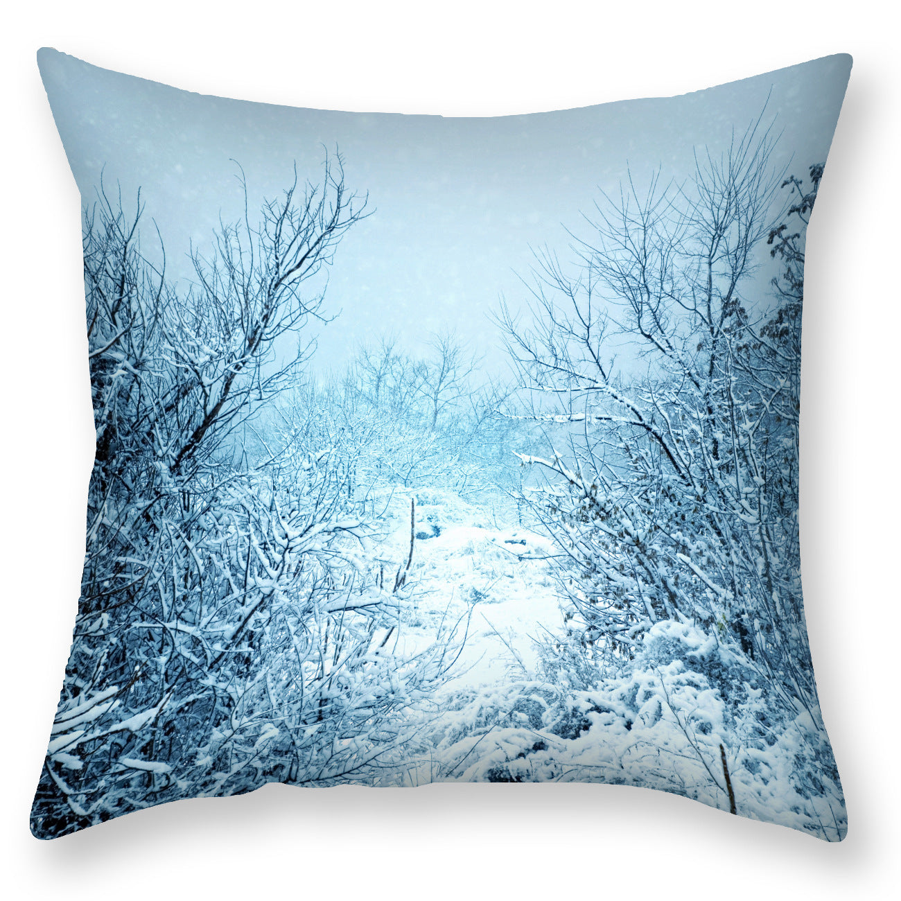 HKM-451923 Nordic Snowflake Pattern Pillowcase - 45x45CM