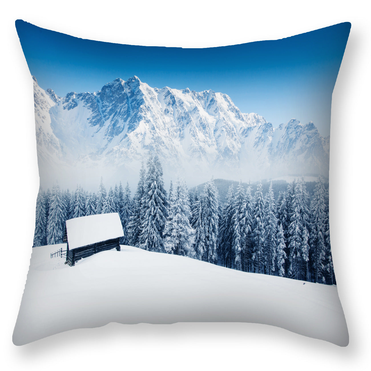 HKM-451923 Nordic Snowflake Pattern Pillowcase - 45x45CM