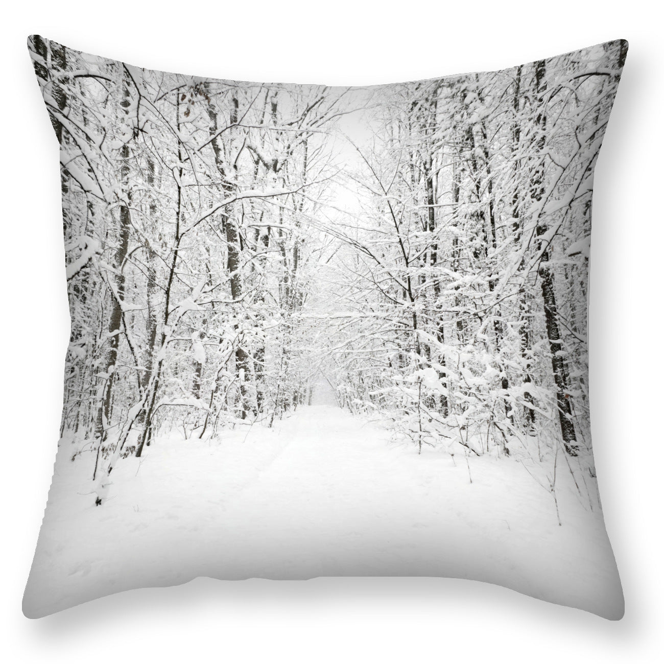HKM-451923 Nordic Snowflake Pattern Pillowcase - 45x45CM
